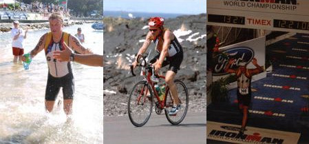 Reinhold Hemker beim Ironman auf Hawaii